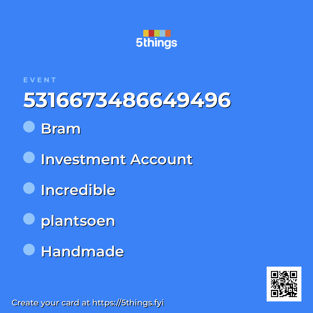 5316673486649496 - Event